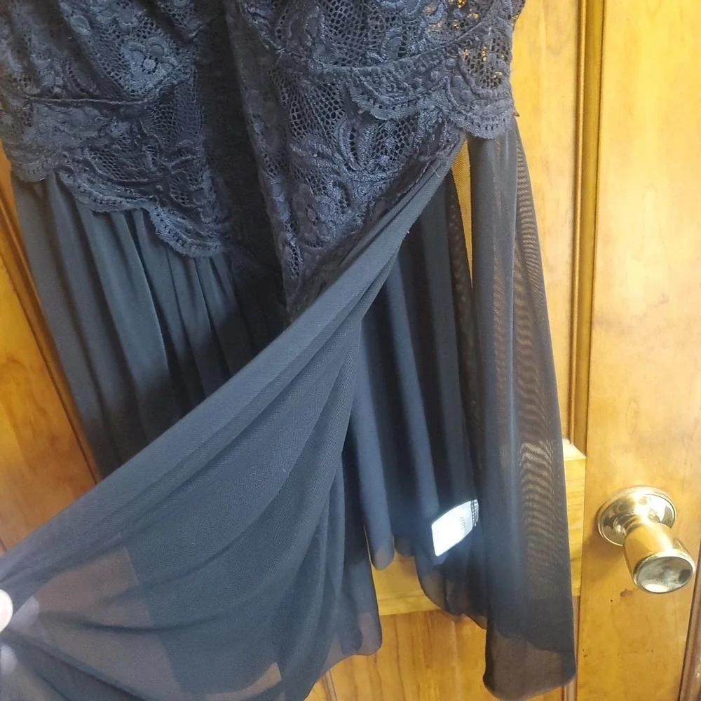 Avid Love Women's Black Lace Babydoll Top Size 18W – Plus Wireless Unlined Sleep